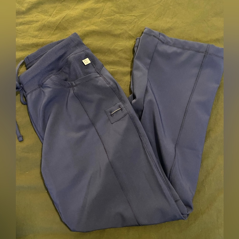 Never Worn Navy Blue PETITE Infinity Scrub Pants